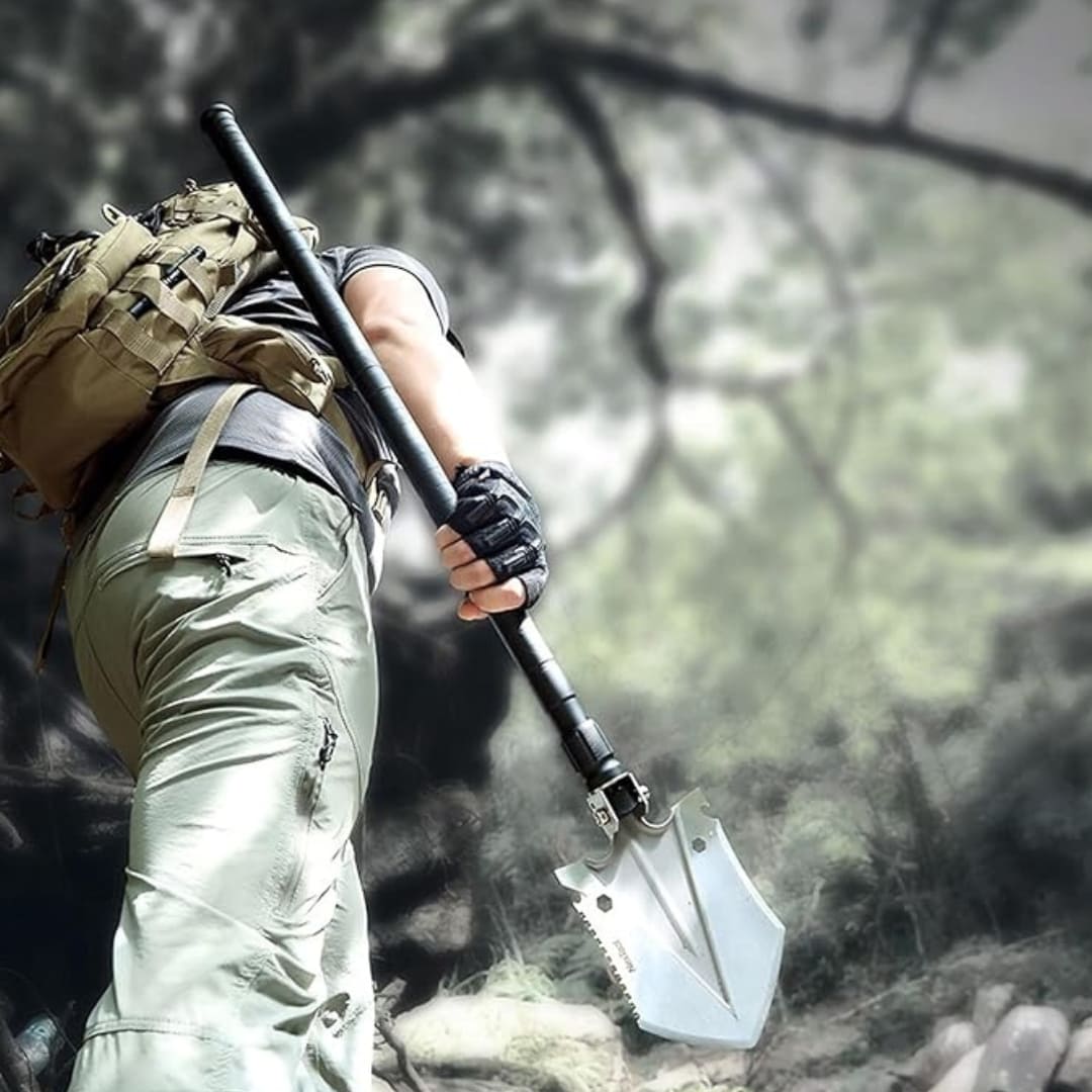 Pala Táctica Militar Strong Blade™ 10 EN 1 + Funda de Regalo [ULTRA RESISTENTE]